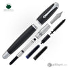 Monteverde Super Mega Fountain Pen in Carbon Fiber with Chrome Trim Fountain Pen