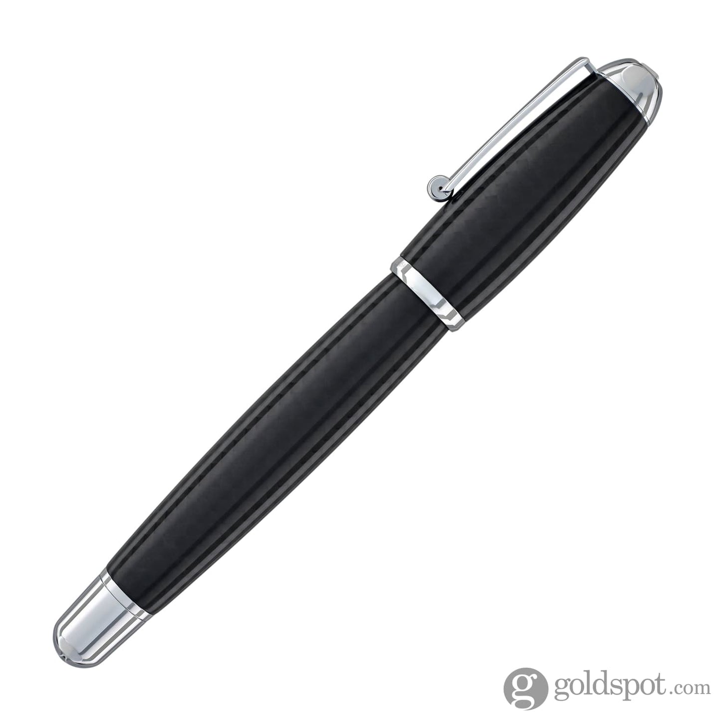 Monteverde Super Mega Rollerball Pen in Carbon Fiber with Chrome Trim Rollerball Pen