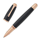 Monteverde Super Mega Rollerball Pen in Carbon Fiber with Rosegold Trim Rollerball Pen