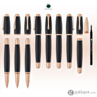 Monteverde Super Mega Rollerball Pen in Carbon Fiber with Rosegold Trim Rollerball Pen