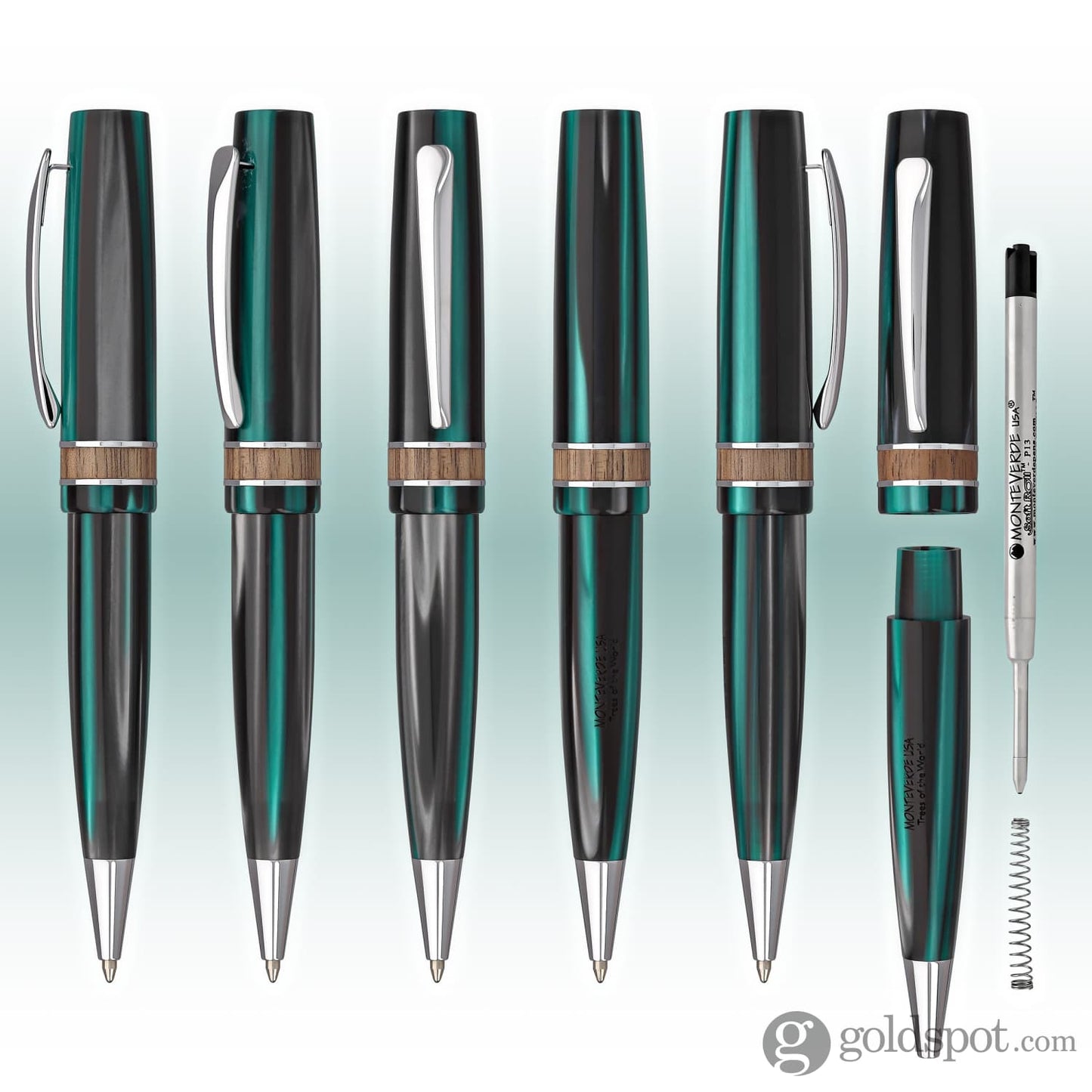 Monteverde Trees of the World Ballpoint Pen in Giant Sequoia Ballpoint Pen