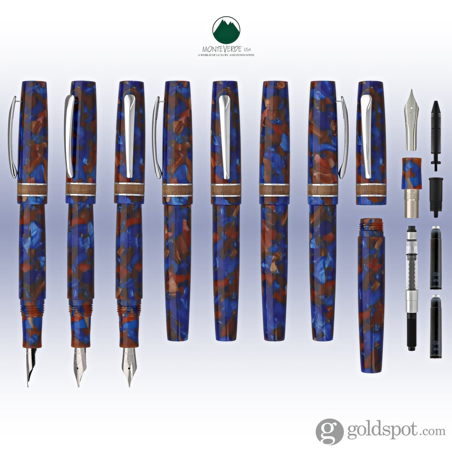 Monteverde Trees of the World Fountain Pen in Dragon Tree Fountain Pen