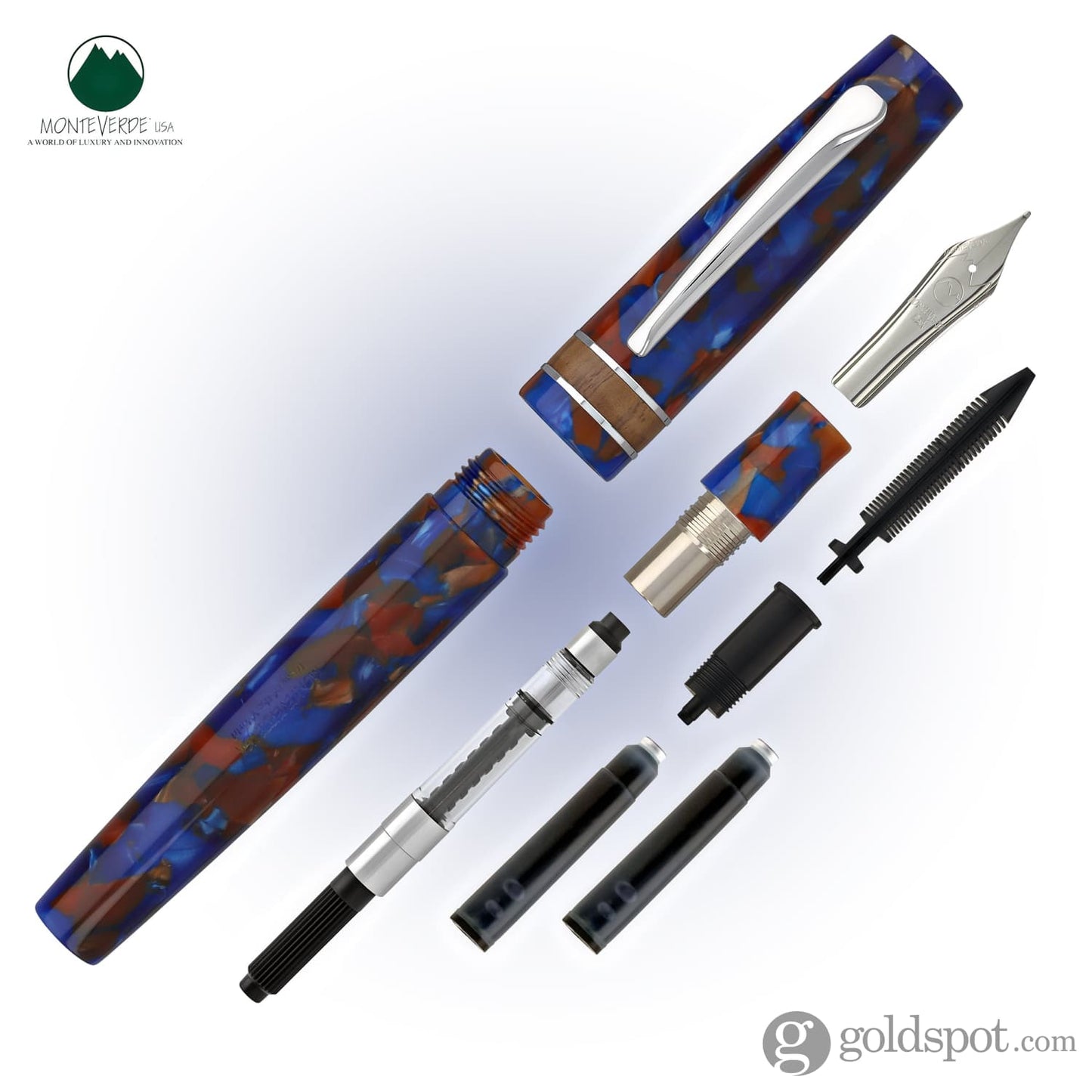 Monteverde Trees of the World Fountain Pen in Dragon Tree Fountain Pen