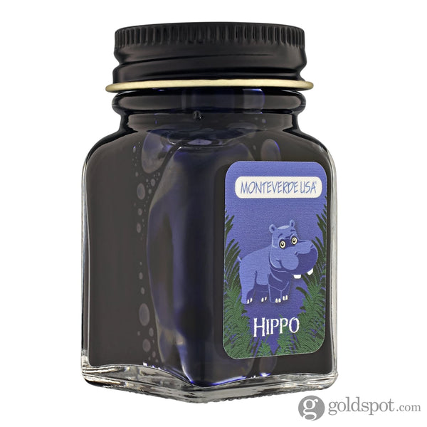 Monteverde USA Jungle Bottled Ink in Hippo (Dark Blue) - 30mL Bottled Ink