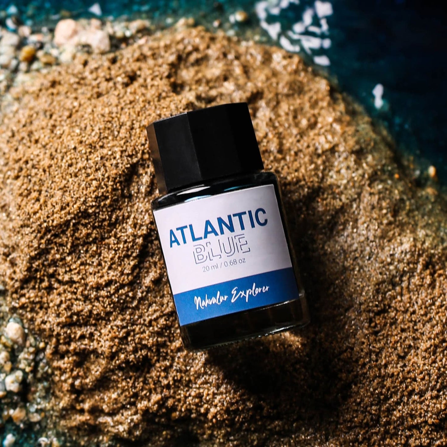 Nahvalur Explorer Bottled Ink in Atlantic Blue - 20mL Bottled Ink