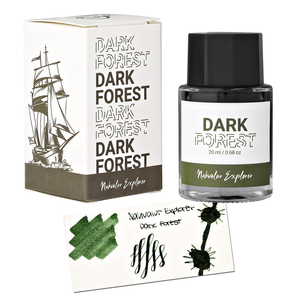 Nahvalur Explorer Bottled Ink in Dark Forest - 20mL Bottled Ink