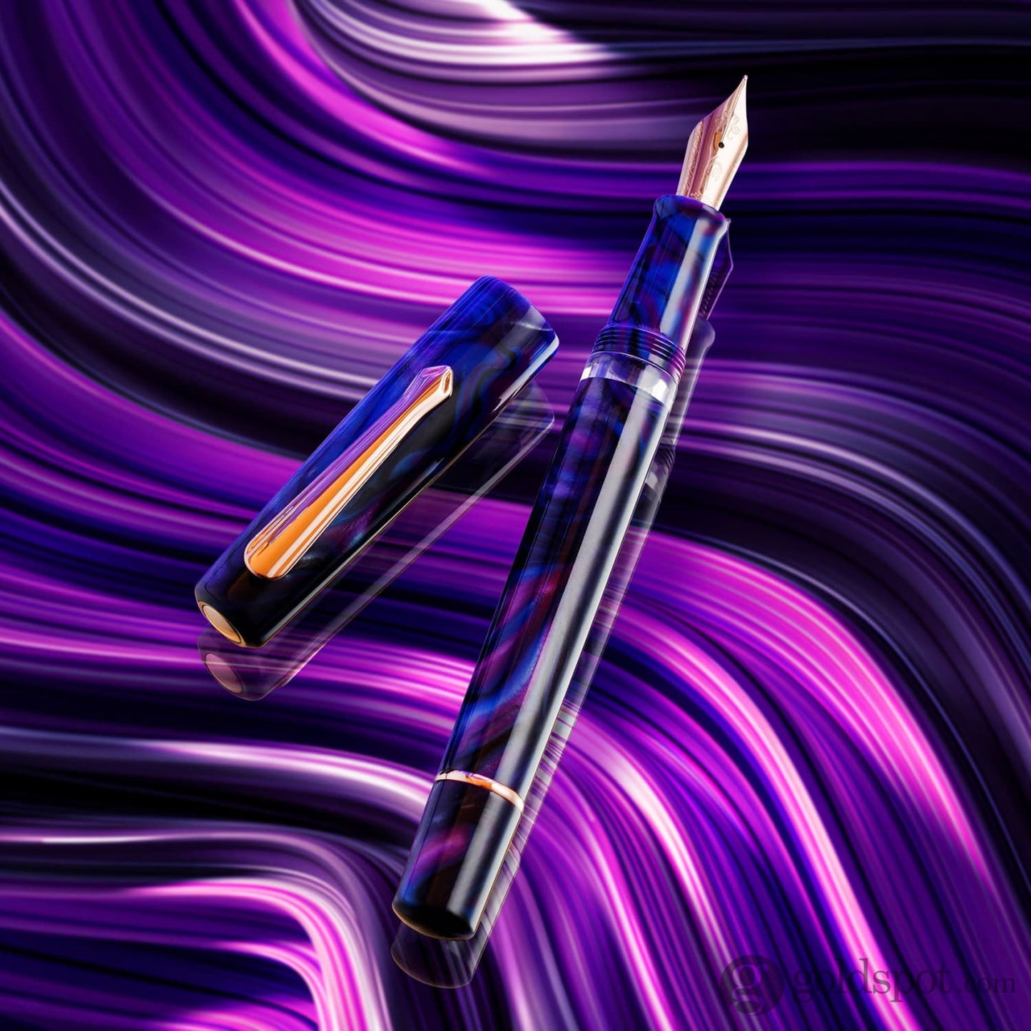 Nahvalur Schuylkill Fountain Pen in Cichlid Purple Fountain Pen