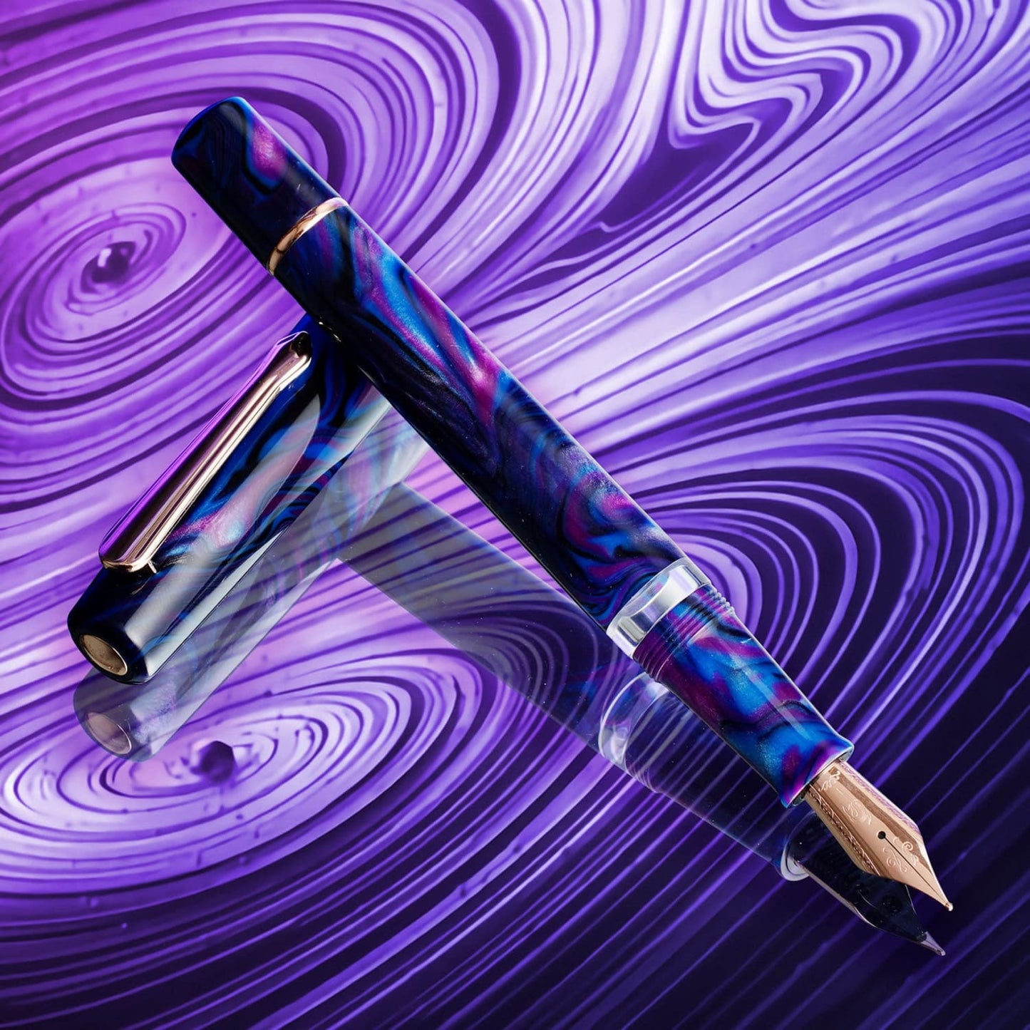 Nahvalur Schuylkill Fountain Pen in Cichlid Purple Fountain Pen