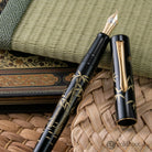 Namiki Chinkin Fountain Pen in Bamboo and Sparrow - 18K Gold Fountain Pen