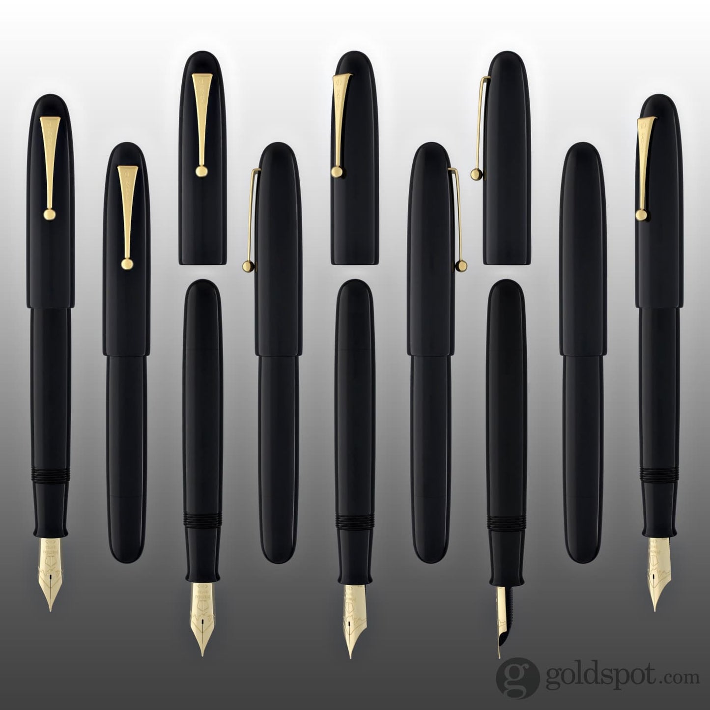 Namiki Emperor Fountain Pen in Urushi Black - 18K Gold Fountain Pen