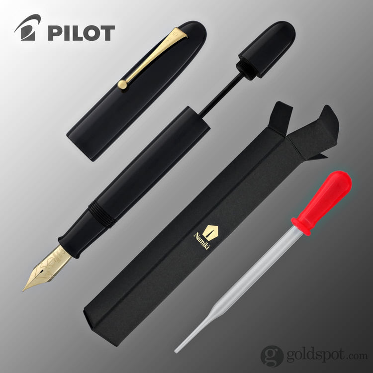 Namiki Emperor Fountain Pen in Urushi Black - 18K Gold Fountain Pen