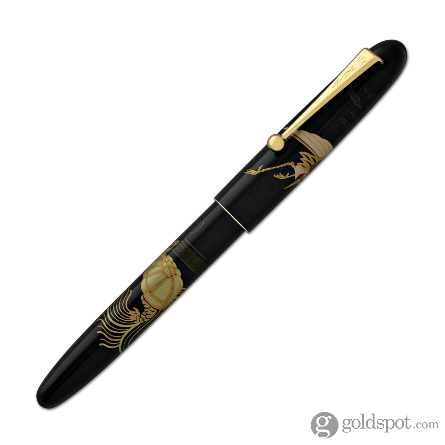 Namiki Nippon Art Collection Fountain Pen in Crane and Turtle - 14K Gold Fountain Pen