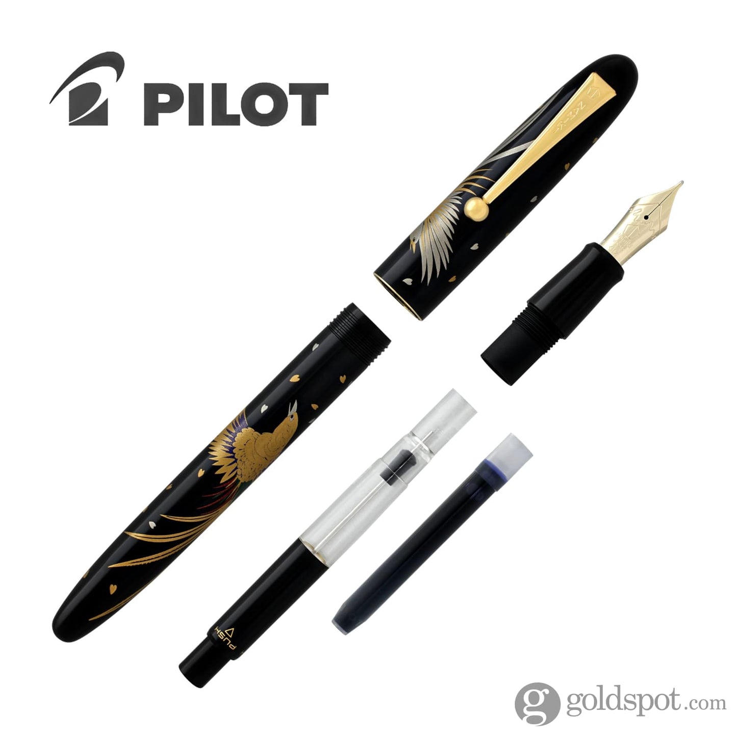 Namiki Nippon Art Collection Fountain Pen in Golden Pheasant - 14K Gold Fountain Pen