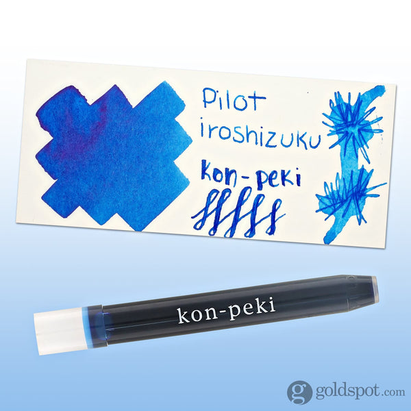 Namiki Pilot Iroshizuku Ink Cartridges in Kon-peki (Cerulean) - Pack of 6 Bottled Ink