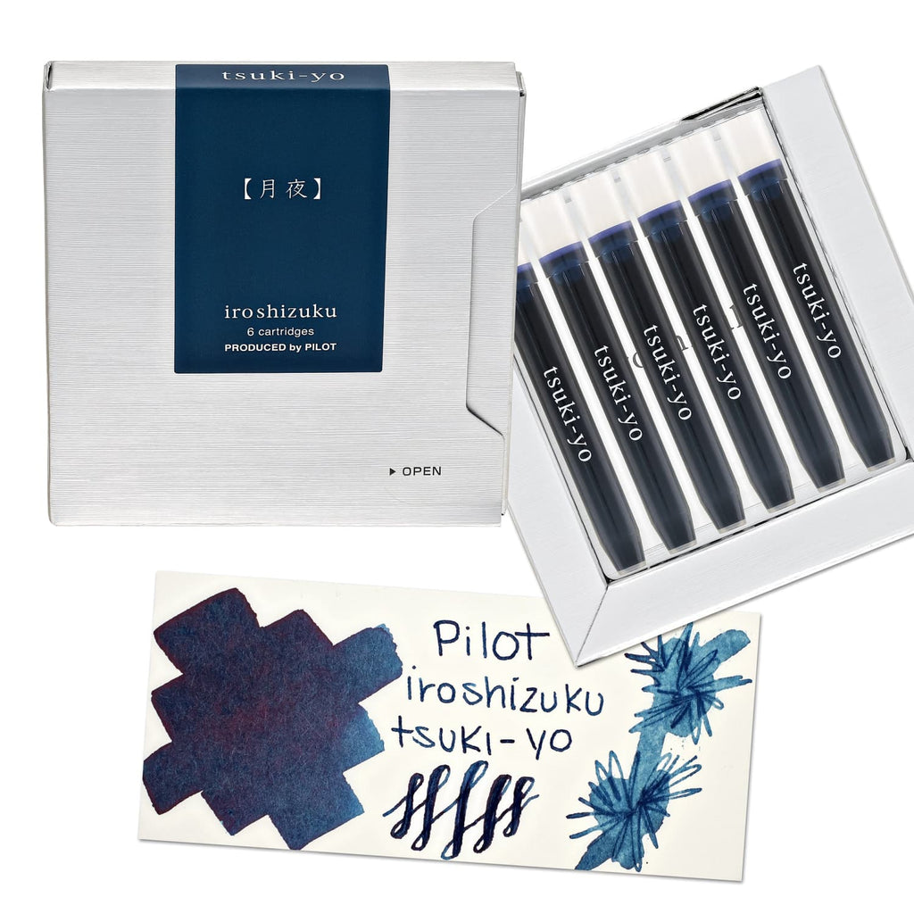Namiki Pilot Iroshizuku Ink Cartridges in Tsuki-yo (Moonlight) - Pack of 6 Bottled Ink