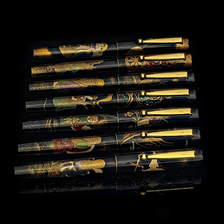 Namiki Yukari 100th Anniversary Fountain Pen in Seven Gods Daikoku-ten - 18K Gold Medium Point Fountain Pen