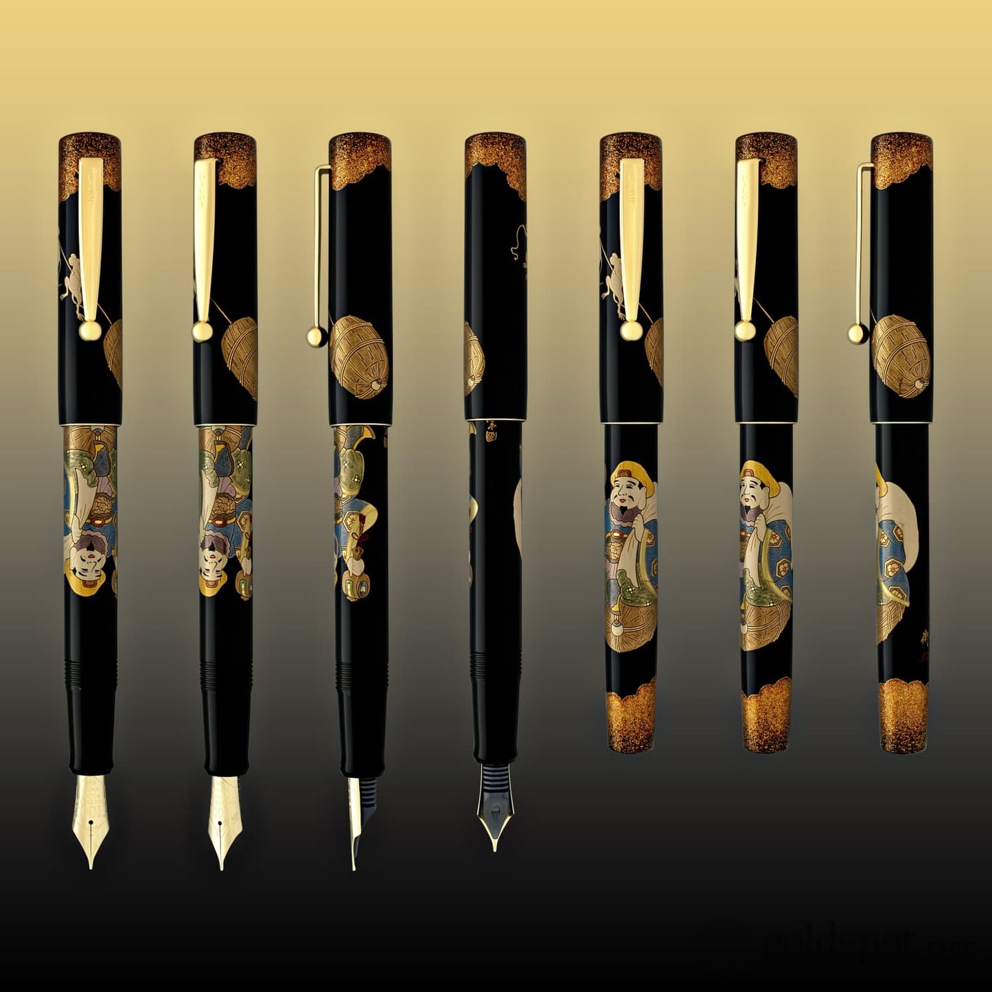 Namiki Yukari 100th Anniversary Fountain Pen in Seven Gods Daikoku-ten - 18K Gold Medium Point Fountain Pen