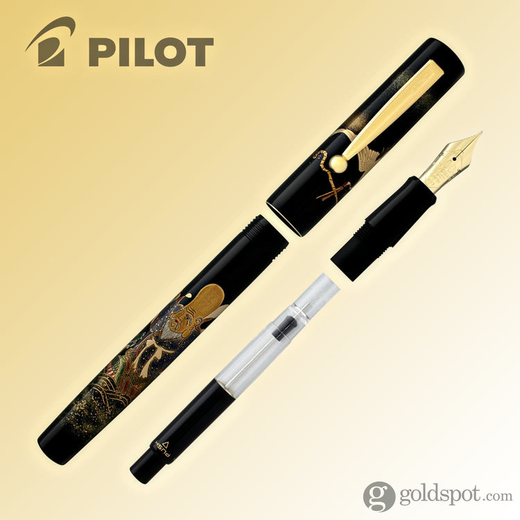 Namiki Yukari 100th Anniversary Fountain Pen in Seven Gods Fuku-roku-ju - 18K Gold Medium Point Fountain Pen