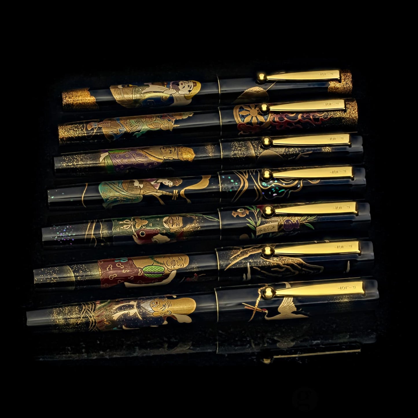 Namiki Yukari 100th Anniversary Fountain Pen in Seven Gods Juro-jin - 18K Gold Medium Point Fountain Pen