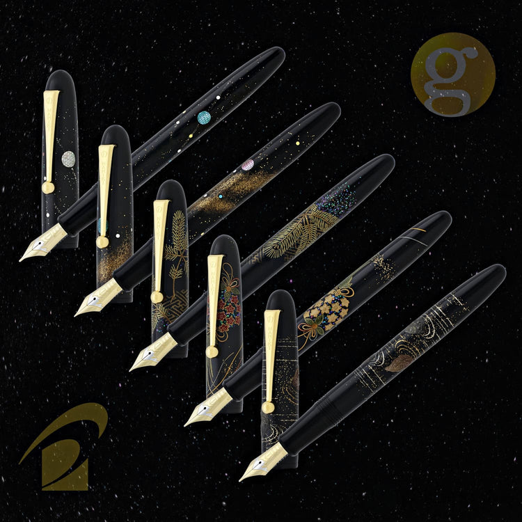 Namiki Yukari Collection Fountain Pen in Milky Way Raden - 18K Gold Fountain Pen