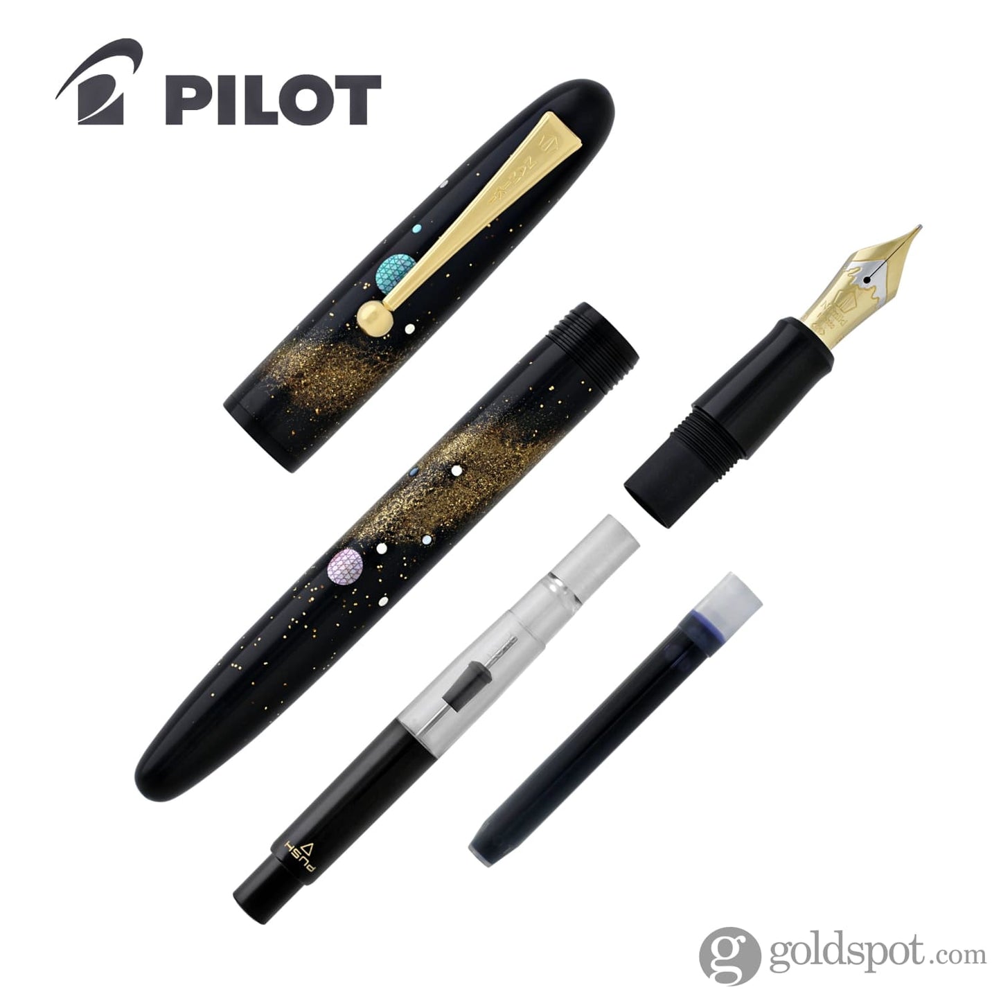 Namiki Yukari Collection Fountain Pen in Milky Way Raden - 18K Gold Fountain Pen