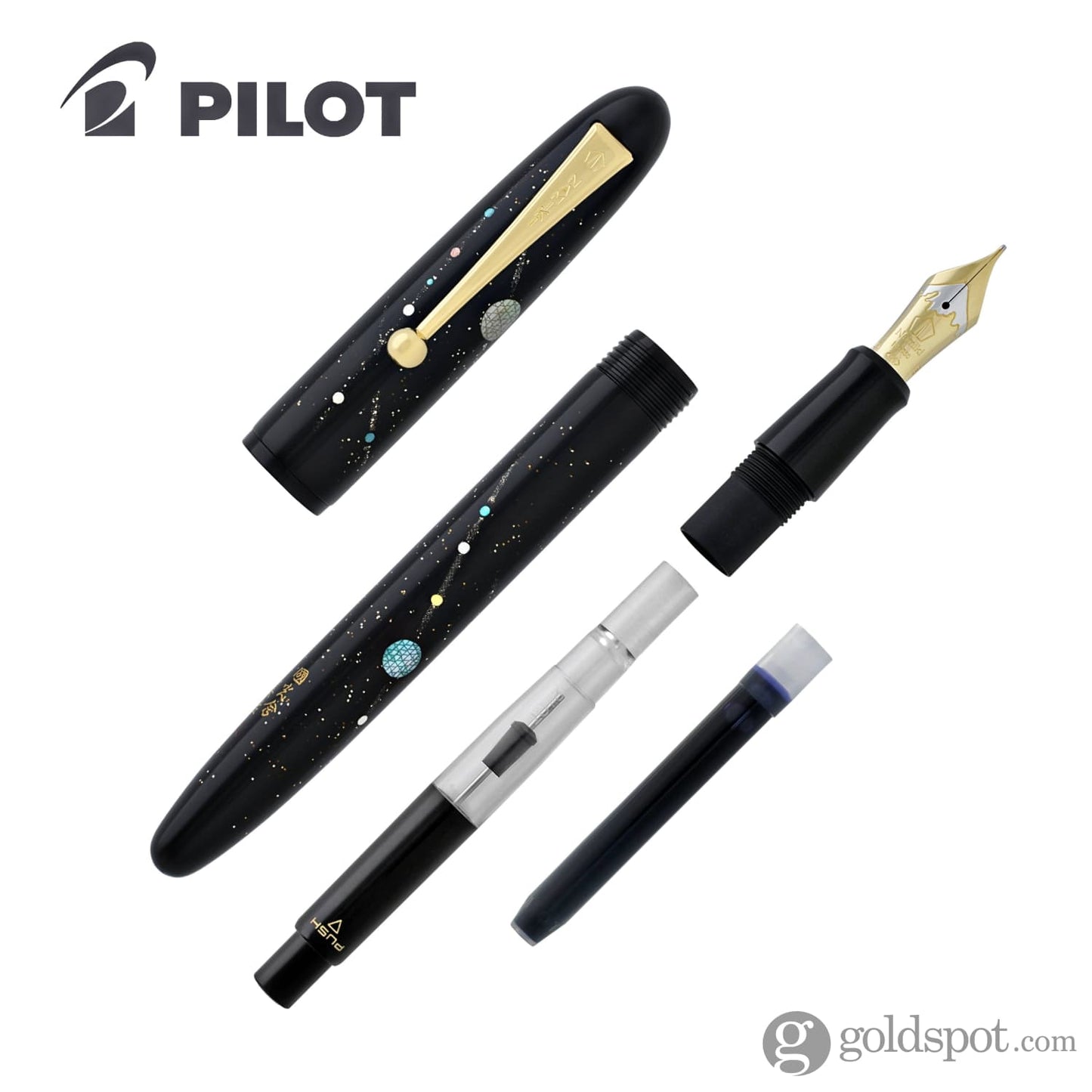 Namiki Yukari Collection Fountain Pen in Shooting Star Raden - 18K Gold Fountain Pen