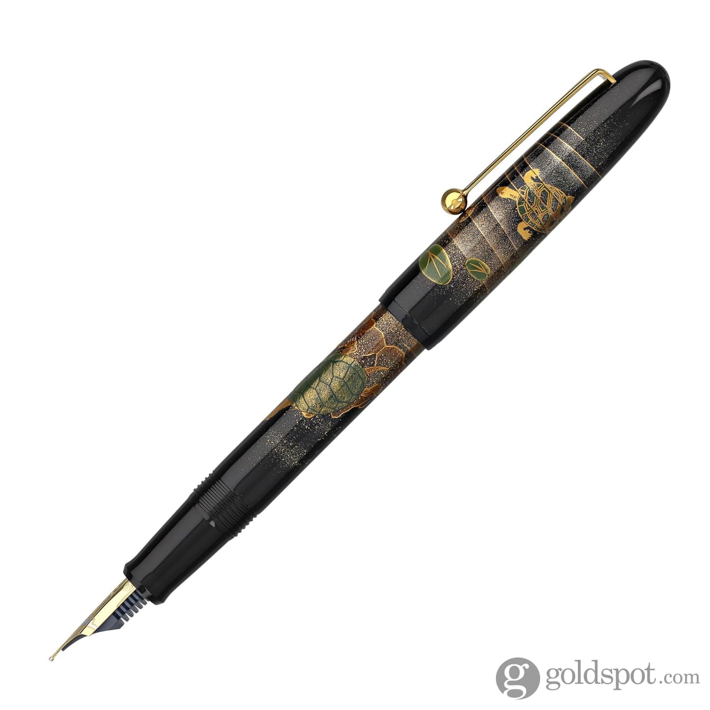 Namiki Yukari Collection Fountain Pen in Turtle - 18K Gold Medium Point Fountain Pen