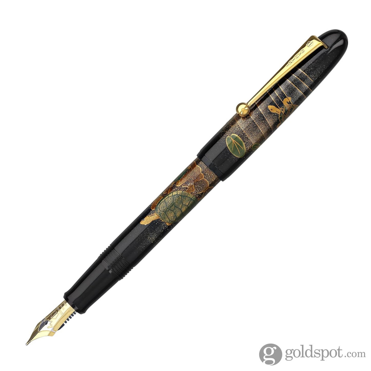 Namiki Yukari Collection Fountain Pen in Turtle - 18K Gold Medium Point Fountain Pen