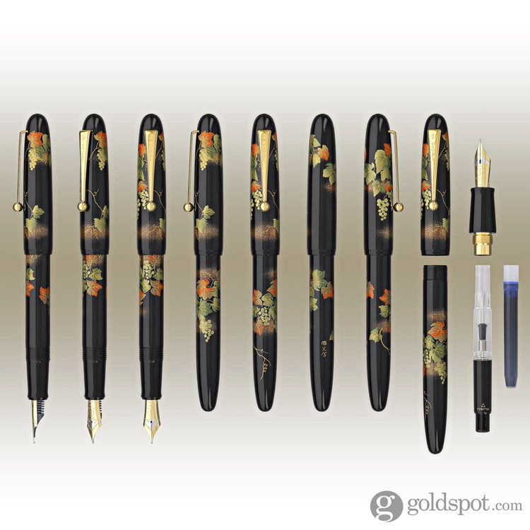 Namiki Yukari Fountain Pen in Grapevine - 18K Gold Medium Point Fountain Pen