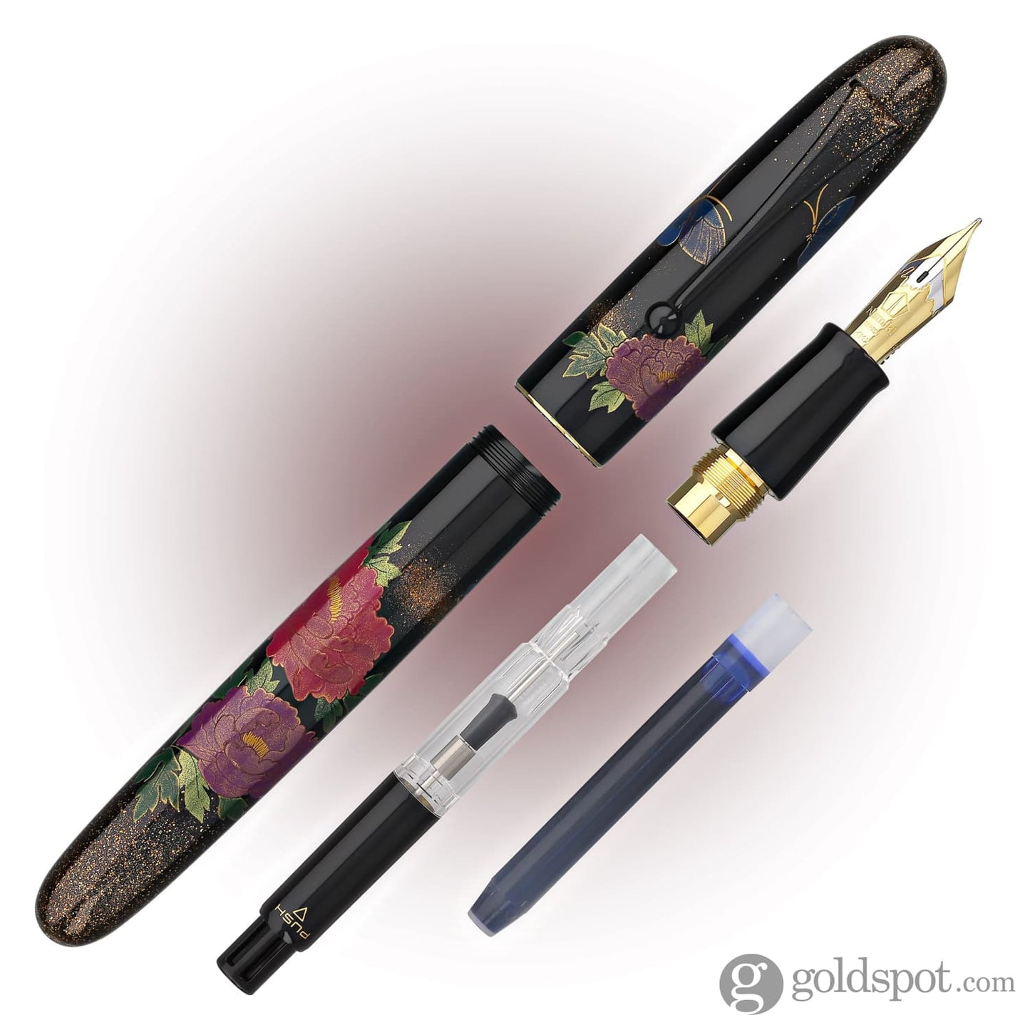 Namiki Yukari Royale Collection Fountain Pen in Peony - 18K Gold Fountain Pen