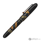 Namiki Yukari Royale Frog Maki-e Urushi Black Lacquer Fountain Pen - Medium Point Fountain Pen