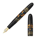 Namiki Yukari Royale Frog Maki-e Urushi Black Lacquer Fountain Pen - Medium Point Fountain Pen