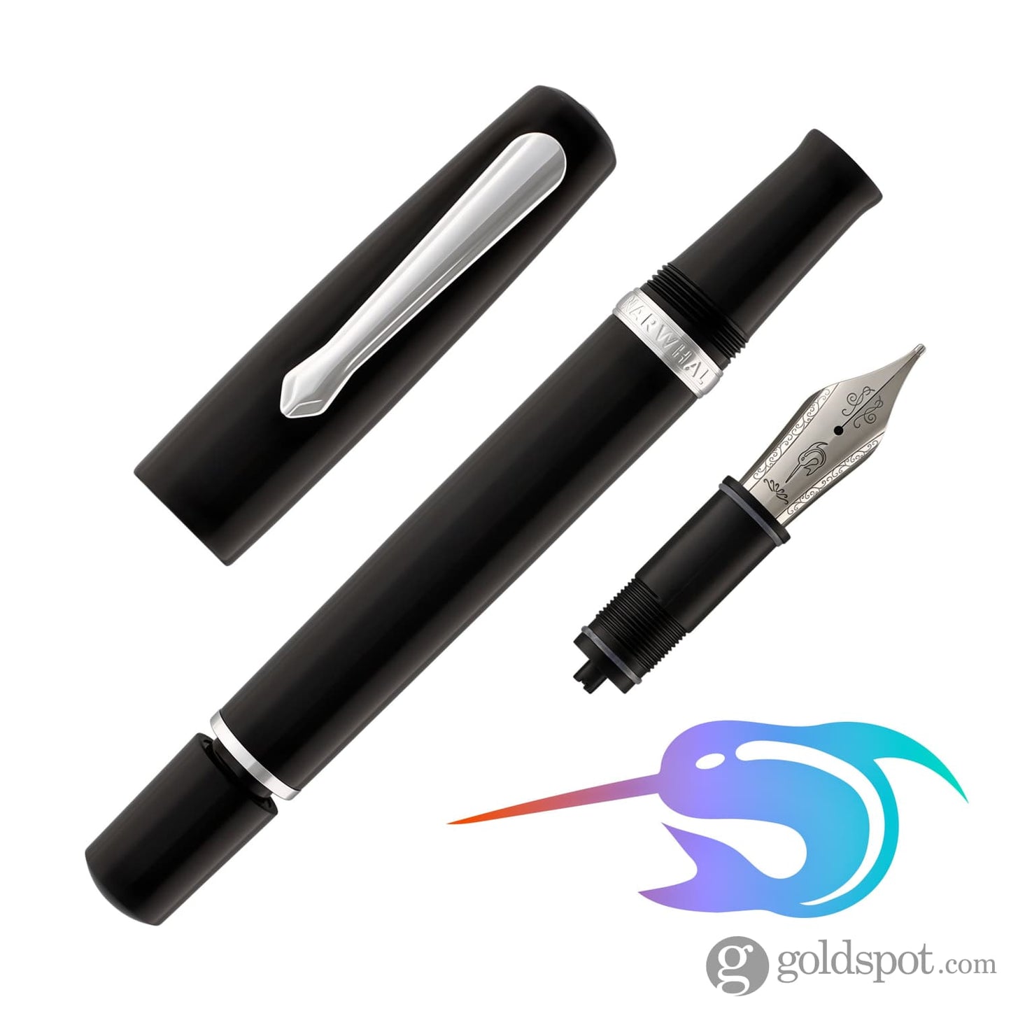 Narwhal Original Fountain Pen in Black Fountain Pen
