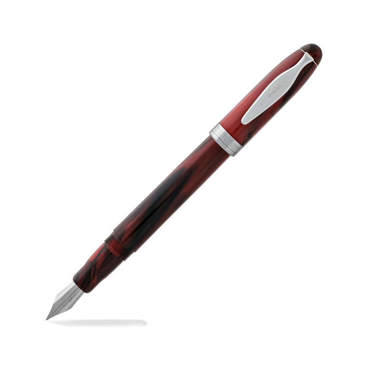Noodlers Ahab Fountain Pen in Cardinal Darkness - Flex Nib Fountain Pen