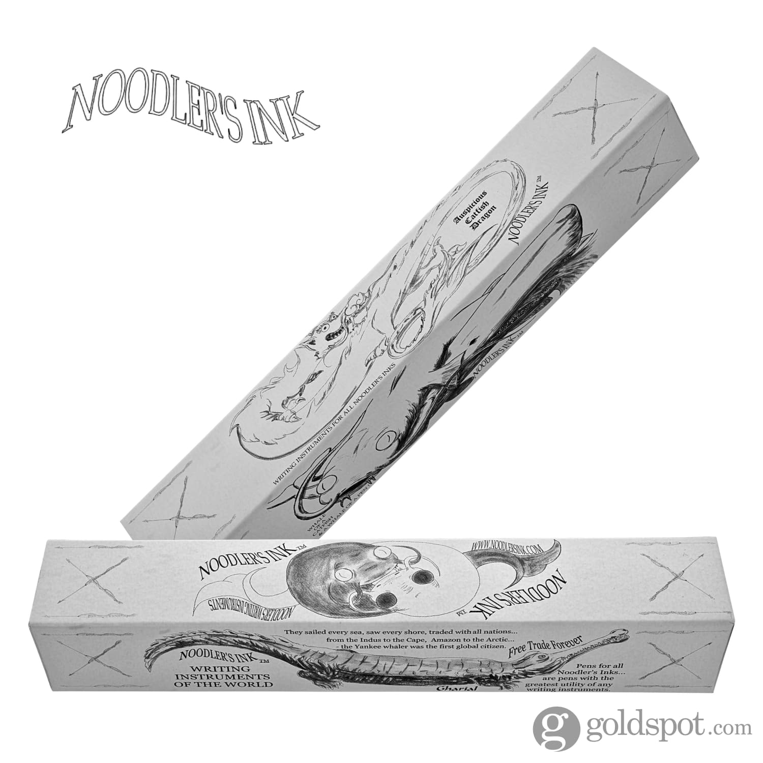 Frankenflex! Noodler's Ahab with a Zebra G – FOUNTAIN PEN INK ART
