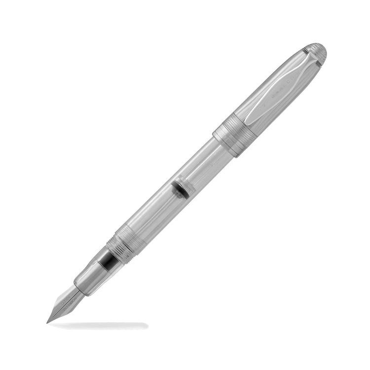 Noodlers Ahab Fountain Pen in Clear Demonstrator - Flex Nib Fountain Pen