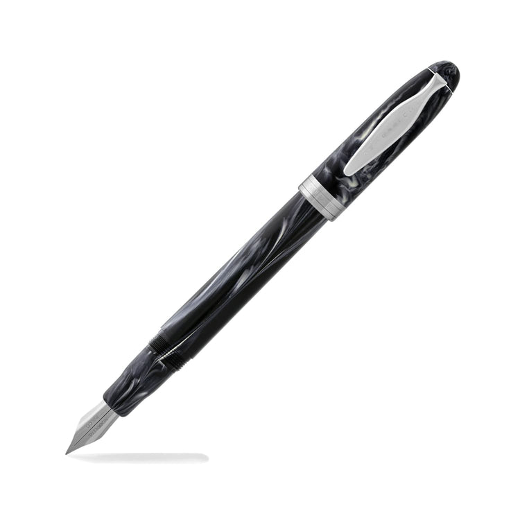 Noodlers Ahab Fountain Pen in Ivory Darkness - Flex Nib Fountain Pen