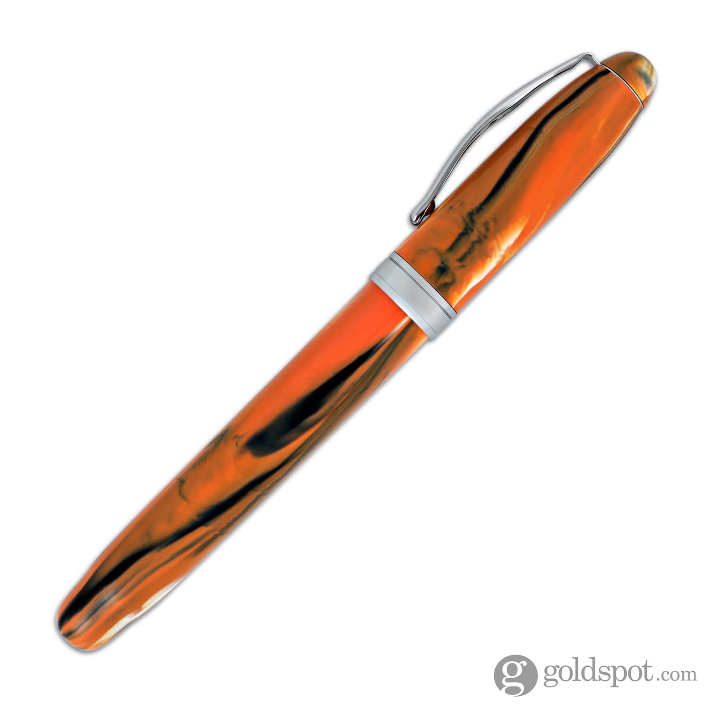 Noodlers Ahab Fountain Pen in Orange Tiger - Flex Nib Fountain Pen