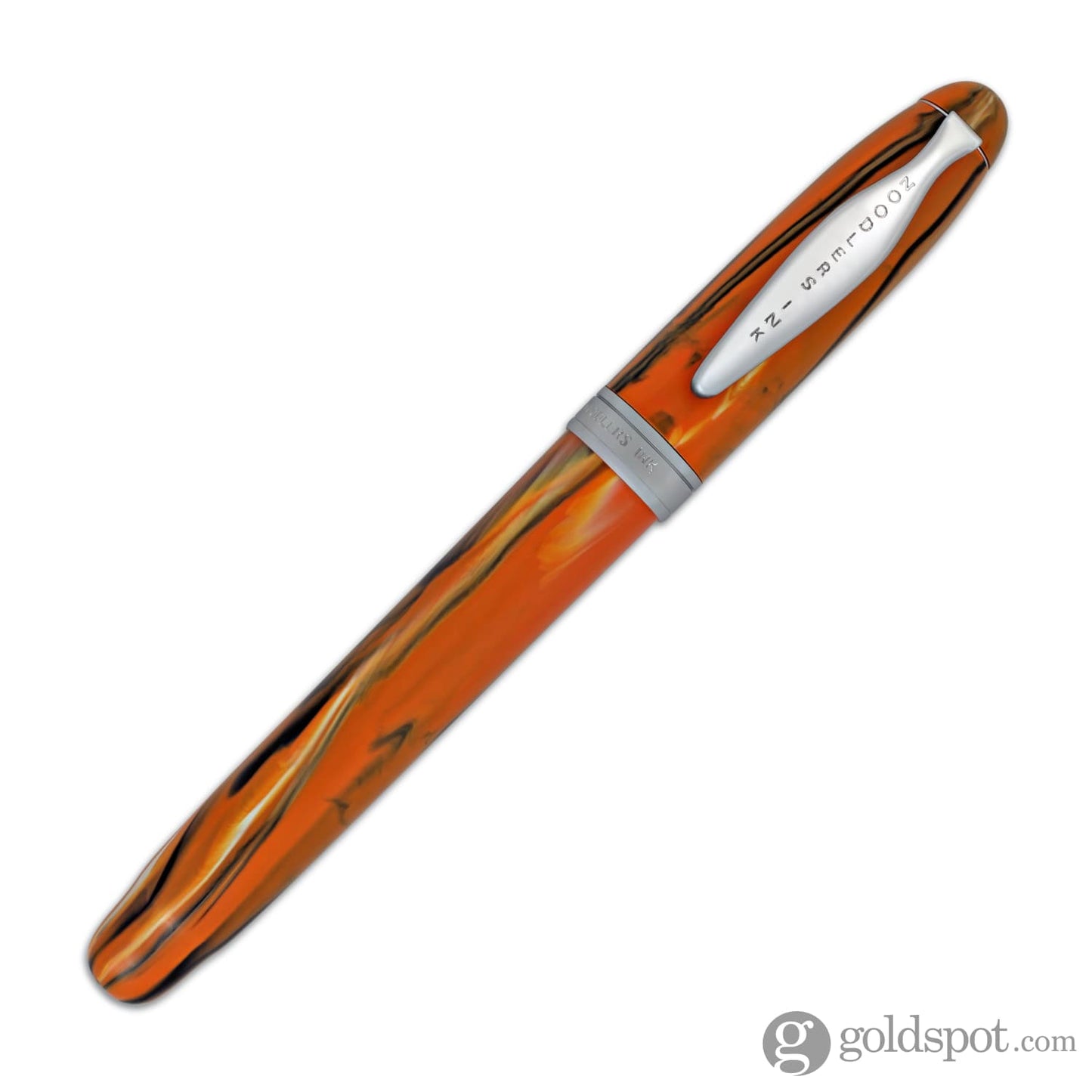 Noodlers Ahab Fountain Pen in Orange Tiger - Flex Nib Fountain Pen