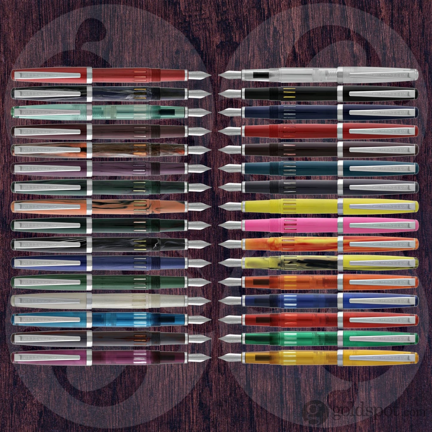 Noodlers Ink Creaper Fountain Pen in Clear Demonstrator - Flex Nib Fountain Pen