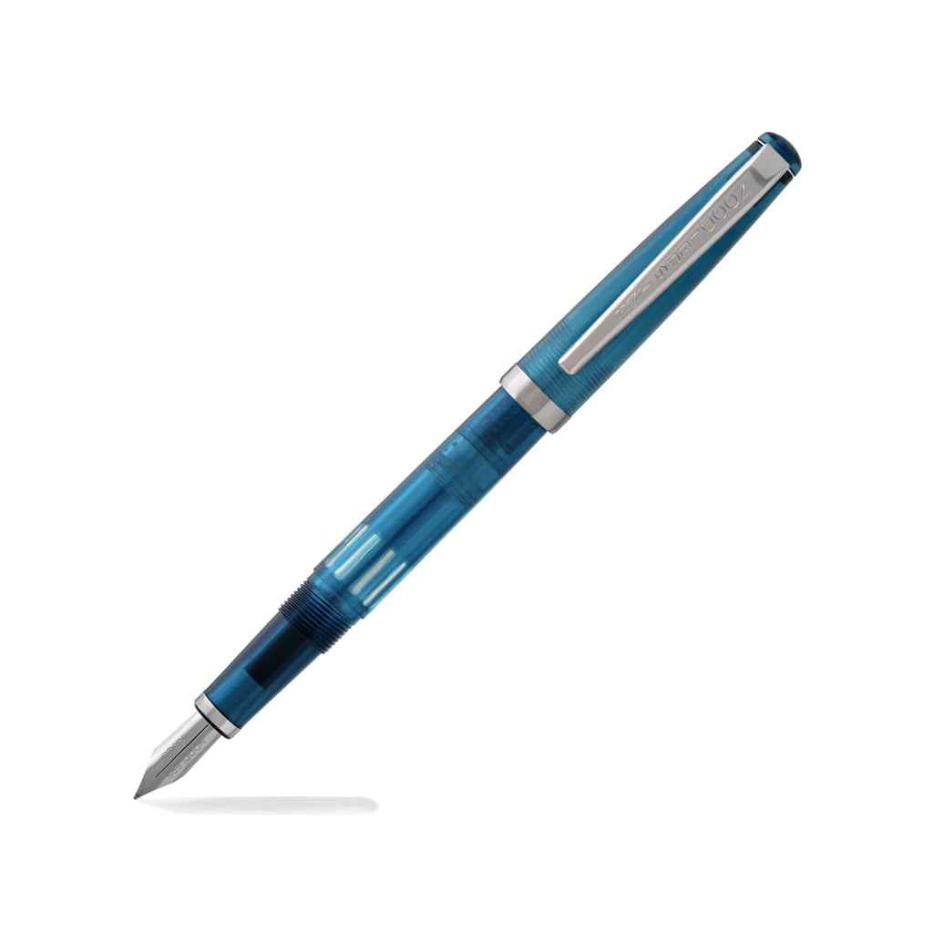 Noodlers Ink Creaper Fountain Pen in Hudson Bay Fathoms Blue - Flex Nib Fountain Pen