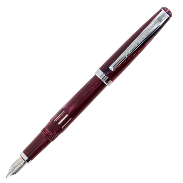 Noodlers Ink Creaper Fountain Pen in Vulcan Coral Red - Flex Nib Fountain Pen
