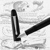 Noodlers Neponset Fountain Pen in Black - Music Nib Fountain Pen