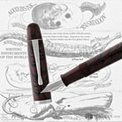 Noodlers Neponset Fountain Pen in Rebellion Red - Music Nib Fountain Pen