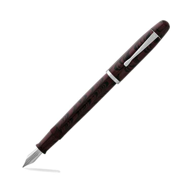 Noodlers Neponset Fountain Pen in Rebellion Red - Music Nib Fountain Pen