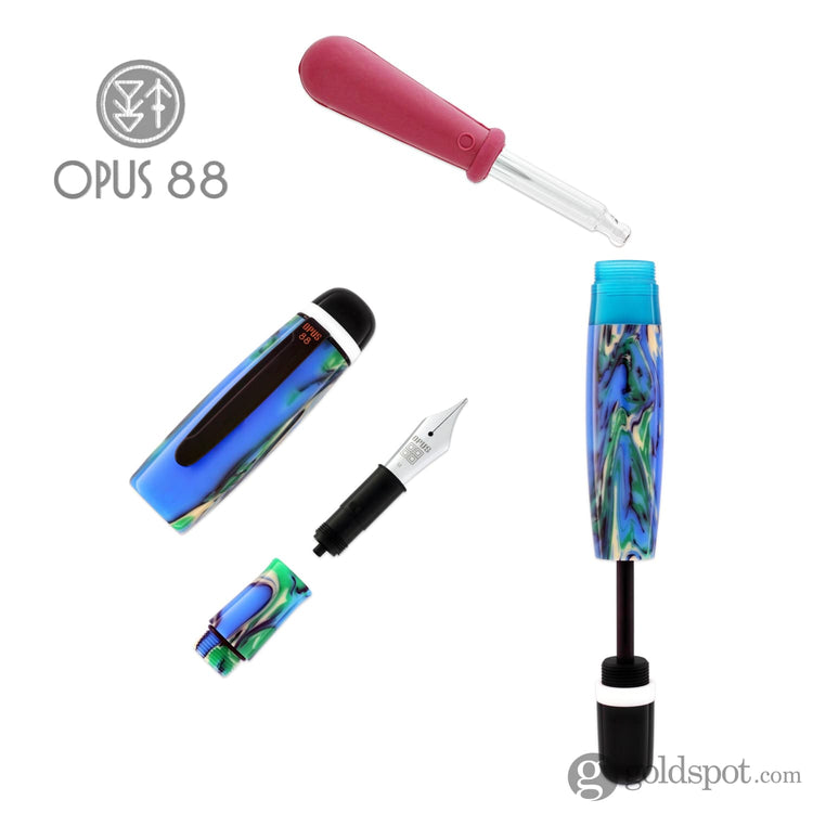 Opus 88 Bela Fountain Pen in Blue Fountain Pen