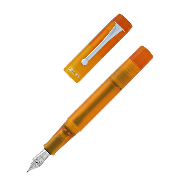 Opus 88 Demonstrator Fountain Pen in Orange Fountain Pen