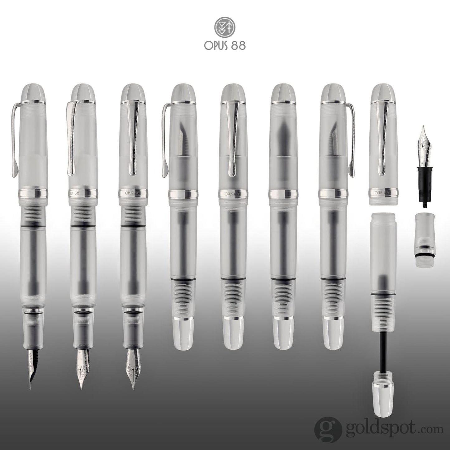 Opus 88 JAZZ Fountain Pen in Transparent Fountain Pen