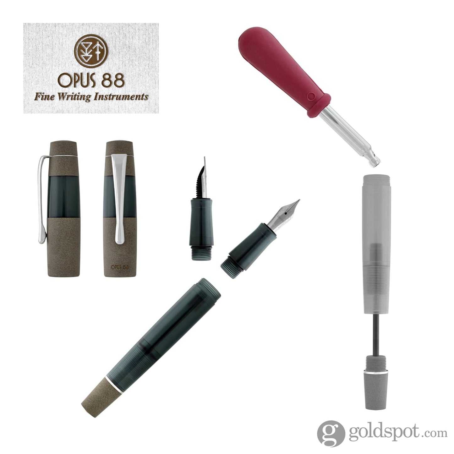 Opus 88 Koloro Fountain Pen in Beige Ebonite Fountain Pen