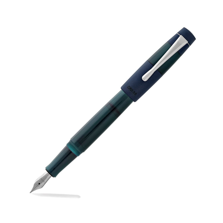 Opus 88 Koloro Fountain Pen in Blue Ebonite Fountain Pen